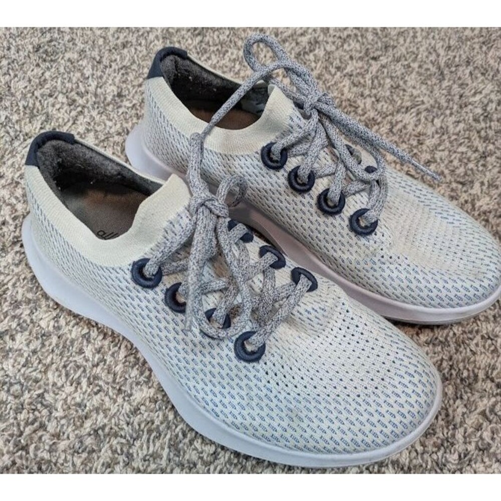 Allbirds Tree Dasher TD Running Shoes Sneakers Gray Blue Women’s W9